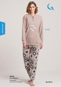 PIGIAMA DONNA M/L V50150 Tellini S.r.l. Ingrosso Abbigliamento